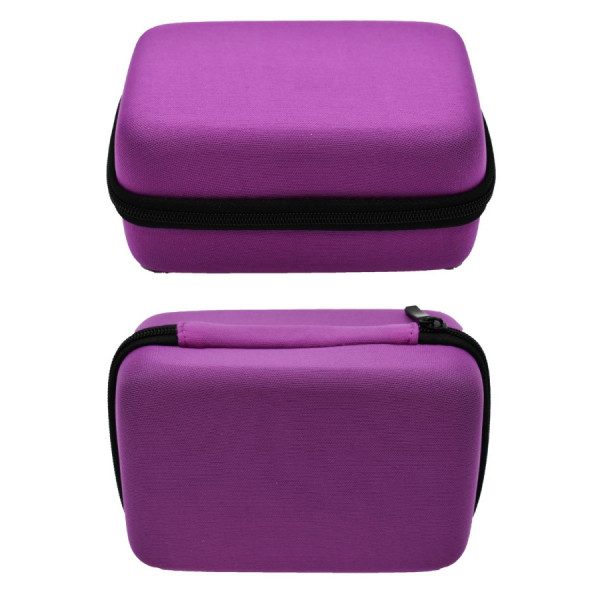 Boite de rangement coquée couleur violette 